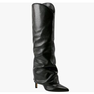 Marc Fisher Womens Nairine Fold over heel boot genuine leather